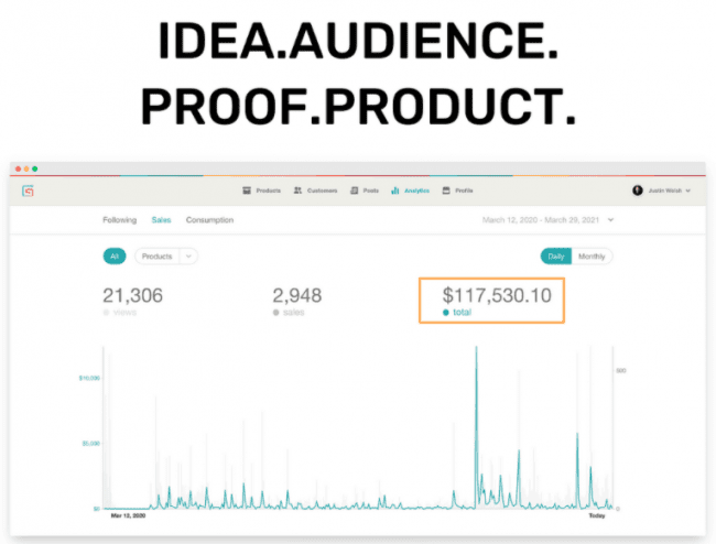 Justin Welsh –dea Audience Proof Product -The Side Income Playbook download course