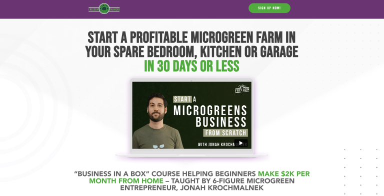 Freedom Farmers  Start A Microgreens Business From Scratch  download course