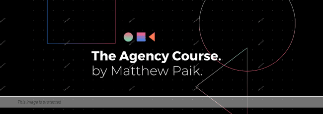 Matthew Paik  The Agency Course