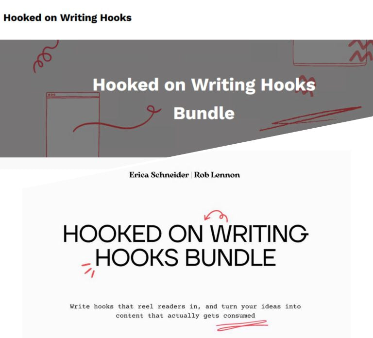 Rob Lennon  Hooked on Writing Hooks  download course